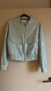 Sequin Denim Jacket – Shine All Day & Night