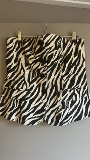 Zebra Bustier Top – Bold & Fierce