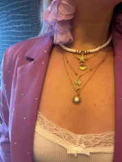 Purple Statement Blazer – Sparkle & Lace-up