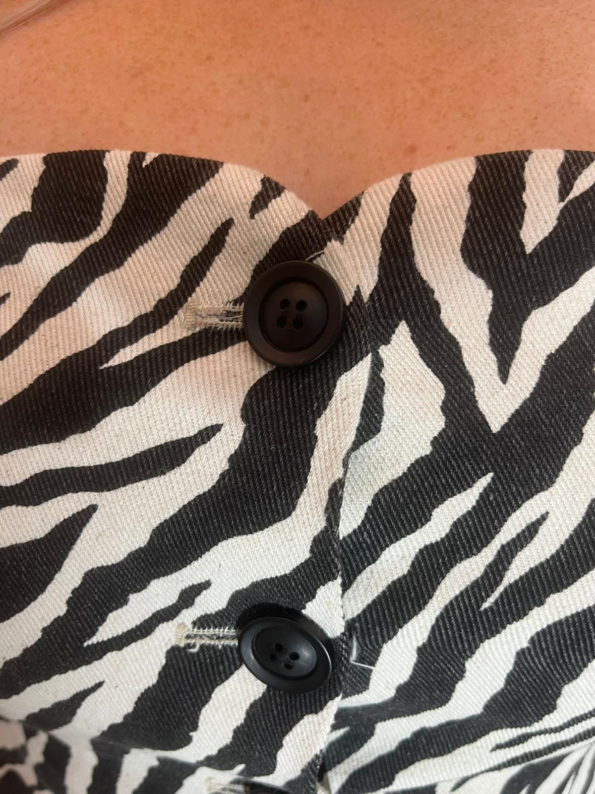 Zebra Bustier Top – Bold & Fierce